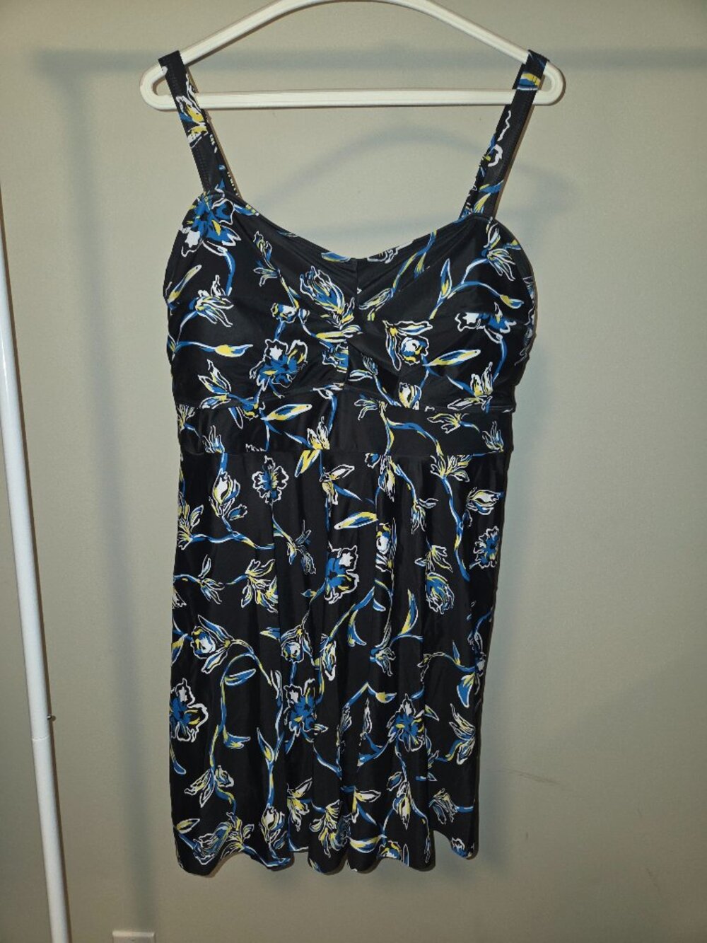 BloomChic One‑Piece Swimsuit | Size 22–24 | Adjustable Straps | Skort Bottom